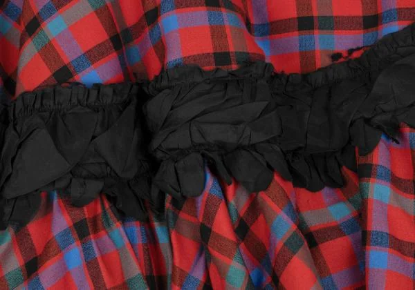 COMME des GARCONS Back Check Frill Docking Pants K-147834_014