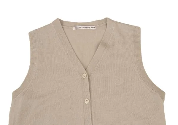 Mademoiselle NON NON Heart Embroidery Wool Knit Vest K-147838_003