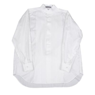 ISSEY MIYAKE MEN Pintuck Switching Stand Collar Shirt