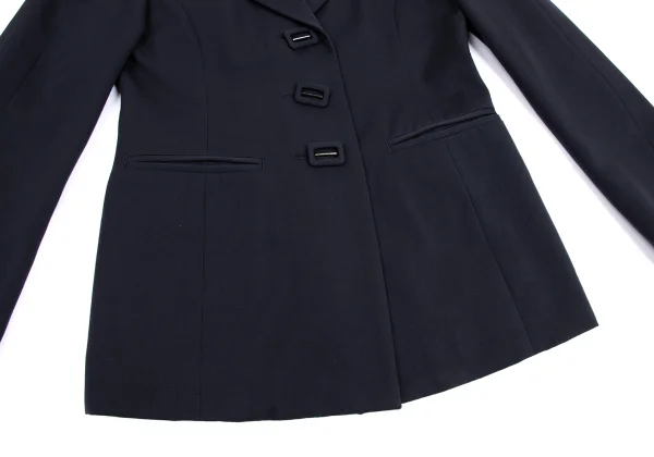 ISSEY MIYAKE I.S. Wool Gaba Buckle Button Jacket K-147883_010