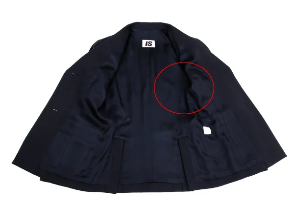 ISSEY MIYAKE I.S. Wool Gaba Buckle Button Jacket K-147883_012