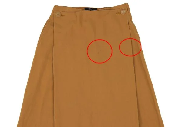 Y's Wool Front Tuck Skirt K-147885_003