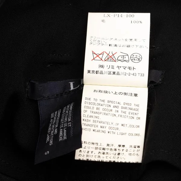 LIMI feu Wool Gabardine Pocket Gathered Design Pants K-147889_013