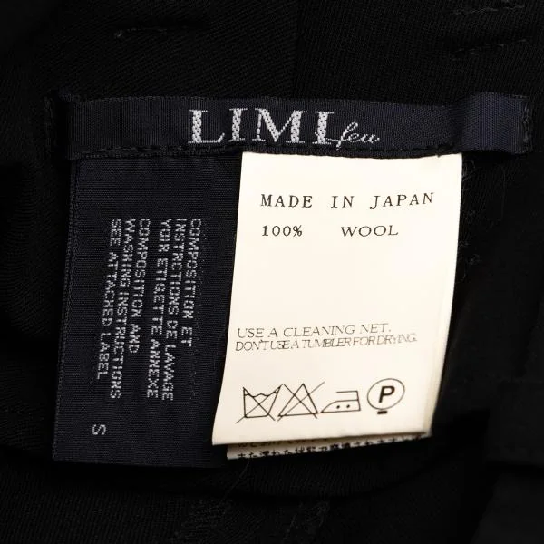 LIMI feu Wool Gabardine Pocket Gathered Design Pants K-147889_014