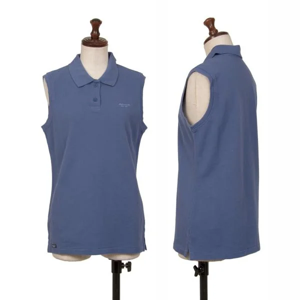 Mademoiselle NON NON Sleeveless Polo Shirt Blue L K-147926_001