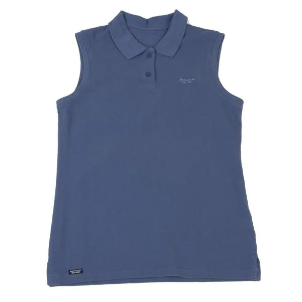 Mademoiselle NON NON Sleeveless Polo Shirt K-147926_002