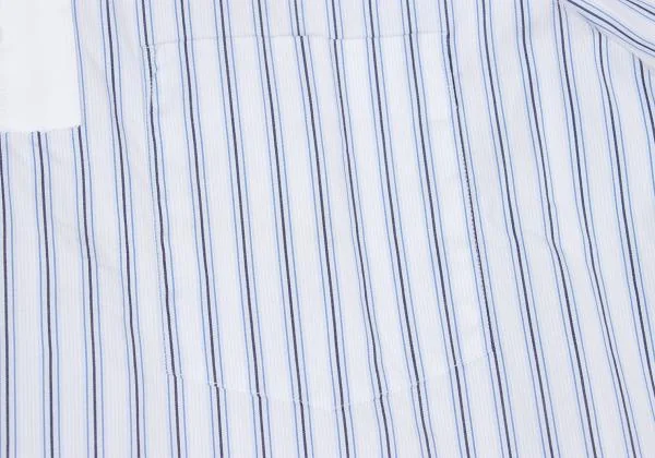 COMME des GARCONS SHIRT Big Zip Pull Over Stripe Shirt K-147940_006