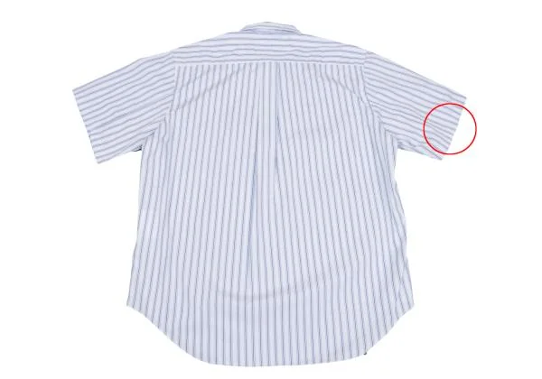 COMME des GARCONS SHIRT Big Zip Pull Over Stripe Shirt K-147940_010