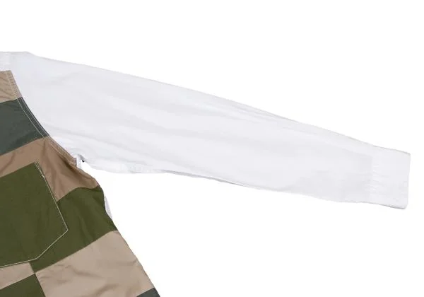 COMME des GARCONS HOMME Front Military Patchwork Shirt K-147955_007