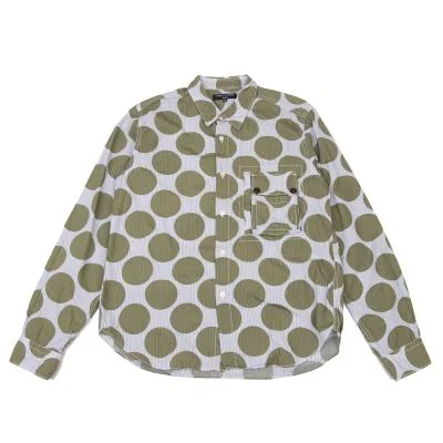 COMME des GARCONS HOMME Big Dot Print Stripe Shirt