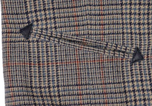 Mademoiselle NON NON Wool Checked Gilet Vest K-147978_007