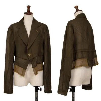 robe de chambre COMME des GARCONS Poly Deyd See-through Jacket