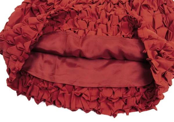 ISSEY MIYAKE Frill Tuck Poly Skirt K-148040_011