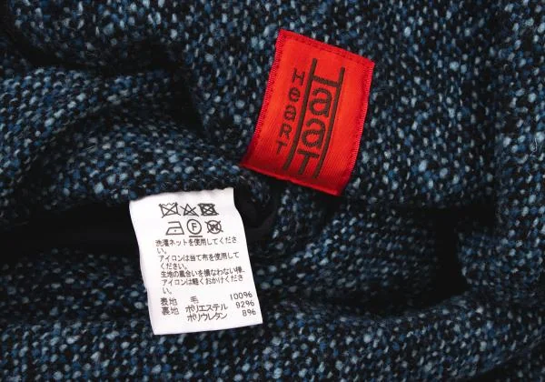 イッセイミヤケ ハートISSEY MIYAKE HaaT ツイードフリンジ