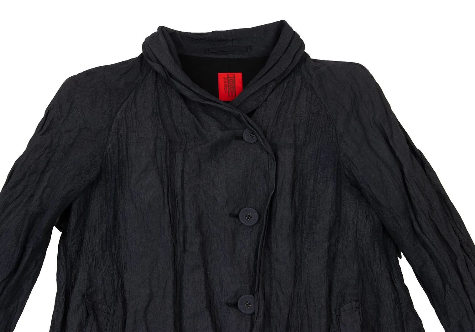 イッセイミヤケ ハートISSEY MIYAKE HaaT メタル混シワ加工