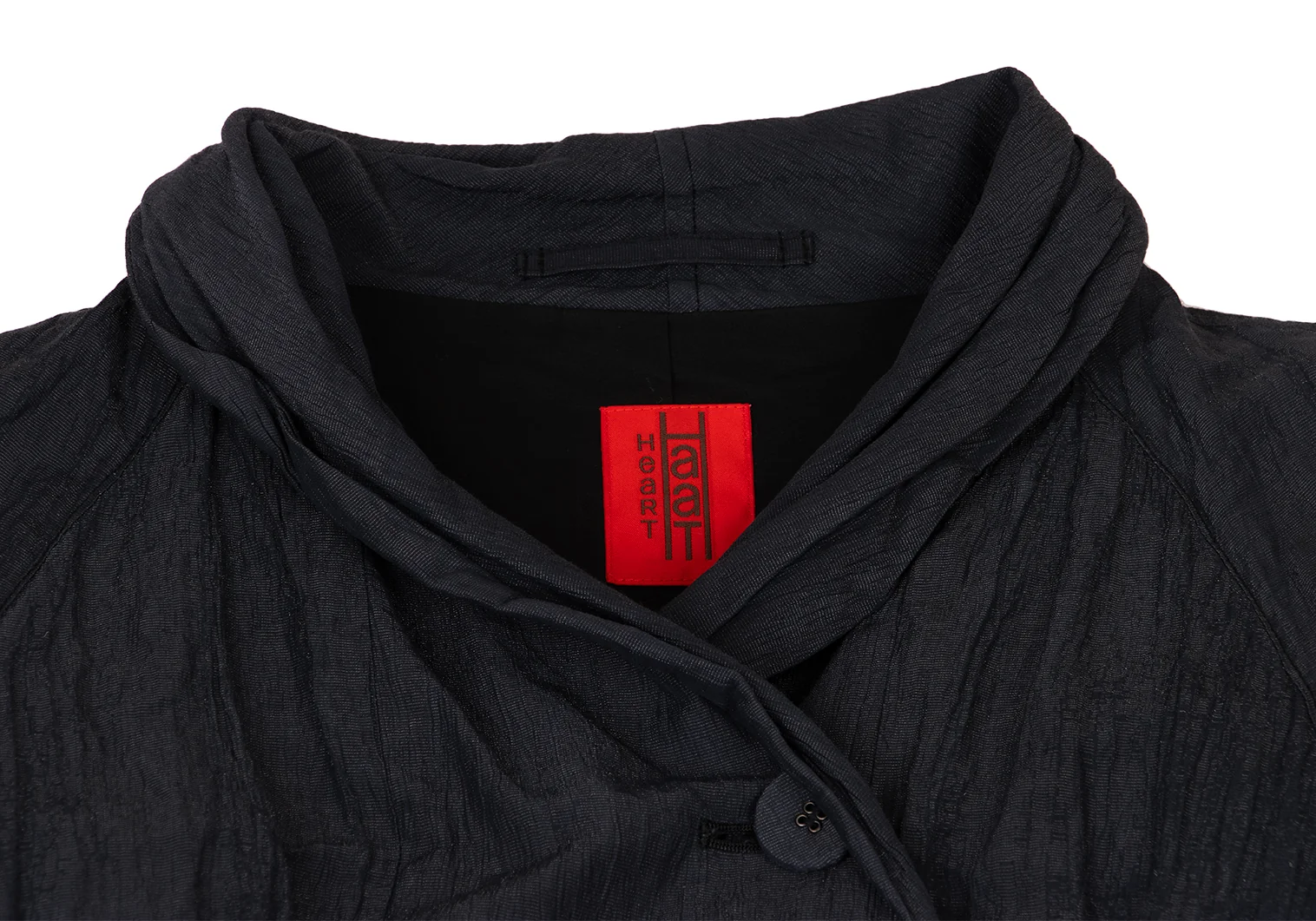 イッセイミヤケ ハートISSEY MIYAKE HaaT メタル混シワ加工