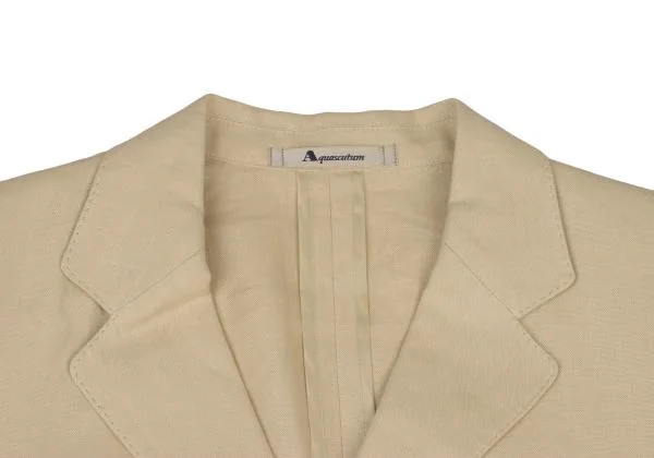 【送料無料】 アクアスキュータムAquascutum リネンテーラードジャケット ジャケット・アウター