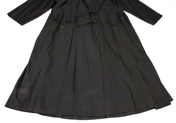 ANNE KLEIN Cupra Cotton Double Belt Coat K-148074_009