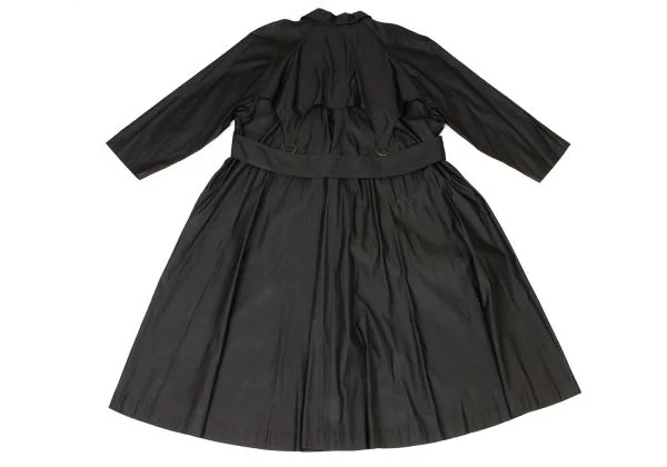 ANNE KLEIN Cupra Cotton Double Belt Coat K-148074_014