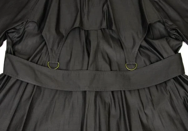 ANNE KLEIN Cupra Cotton Double Belt Coat K-148074_015