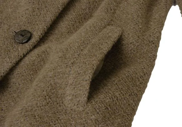 K OF KRIZIA Belted Double Sleeve Wool Coat K-148075_010