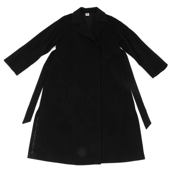 K OF KRIZIA Cashmere Belted Chesterfield Coat K-148076_002