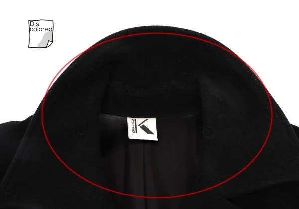 K OF KRIZIA Cashmere Belted Chesterfield Coat K-148076_006