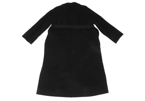 K OF KRIZIA Cashmere Belted Chesterfield Coat K-148076_015