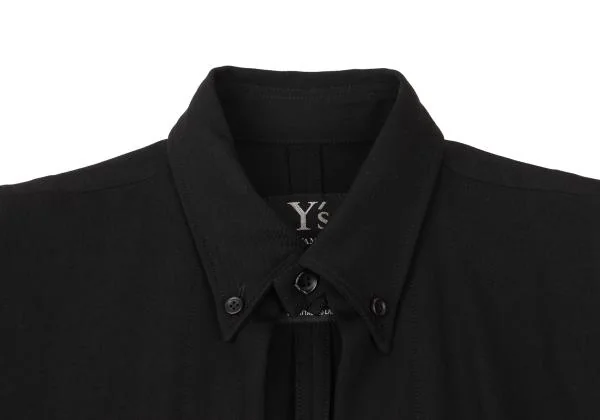 Y's Wool Gabardine Sleeveless Long Dress K-148124_004