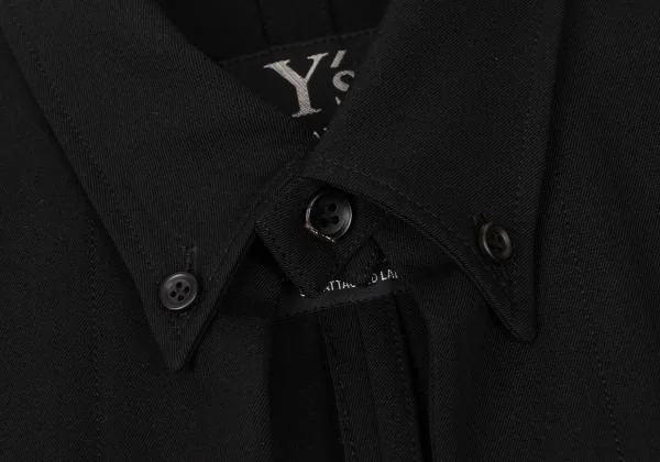 Y's Wool Gabardine Sleeveless Long Dress K-148124_005