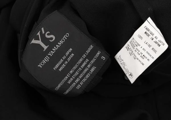 Y's Wool Gabardine Sleeveless Long Dress K-148124_017