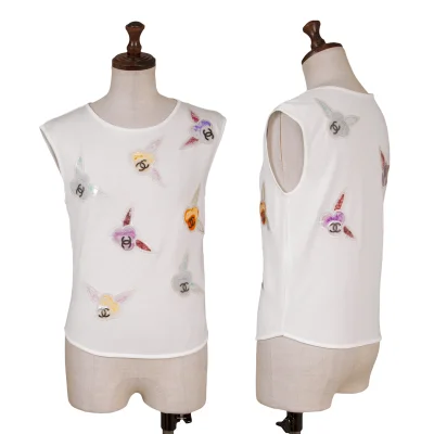 CHANEL Patch Design Tank Top