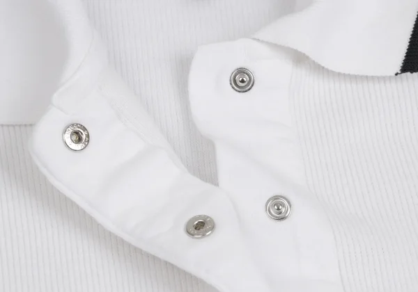 GUCCI Logo Patch Rib Cotton Polo Shirt K-148137_007