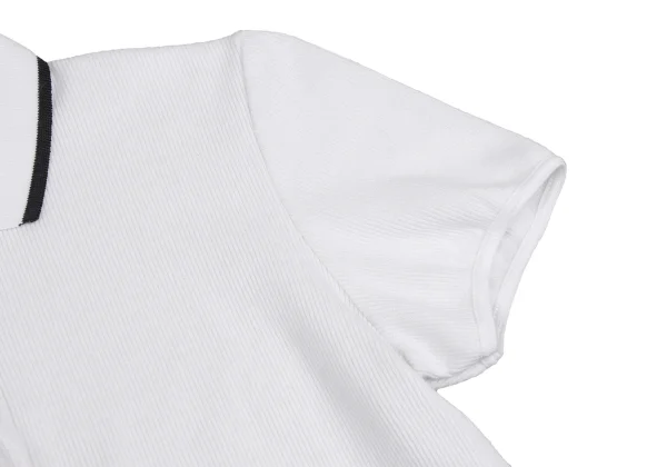 GUCCI Logo Patch Rib Cotton Polo Shirt K-148137_010