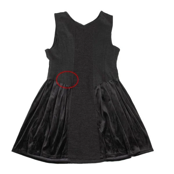 HIROKO BIS Velvet Switching Sleeveless Dress K-148152_008