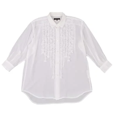 COMME des GARCONS HOMME PLUS Frill See-through Shirt