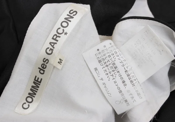 COMME des GARCONS Wool Poly Drape Asymmetry Sleeveless Dress K-148200_018