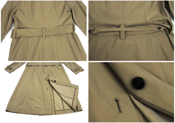 L'EQUIPE YOSHIE INABA Cotton Poly Oil Coating Frill Coat K-148201_004