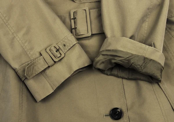 L'EQUIPE YOSHIE INABA Cotton Poly Oil Coating Frill Coat K-148201_009
