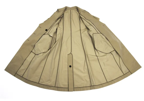 L'EQUIPE YOSHIE INABA Cotton Poly Oil Coating Frill Coat K-148201_016