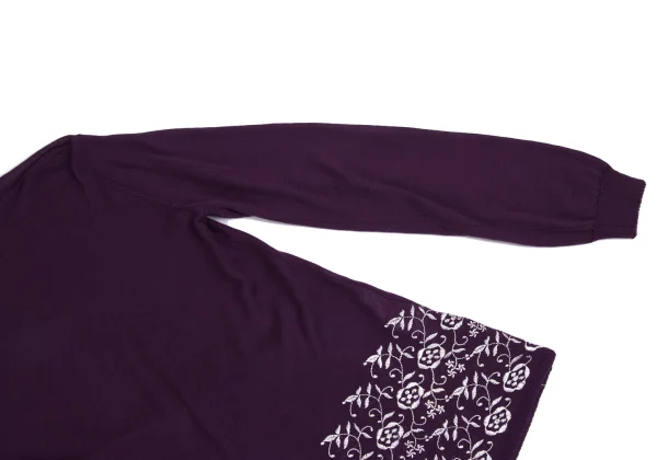 tricot COMME des GARCONS Hem Embroidery Turtle neck Knit Top K-148276_004
