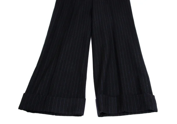 JUNYA WATANABE COMME des GARCONS Wool Striped Hem Double Pants K-148292_006
