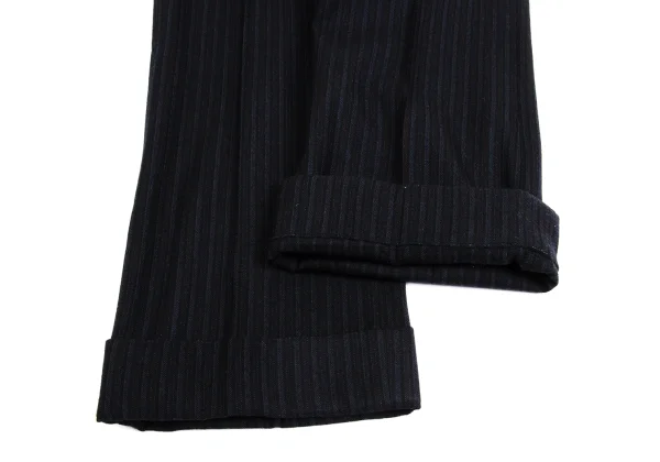 JUNYA WATANABE COMME des GARCONS Wool Striped Hem Double Pants K-148292_007