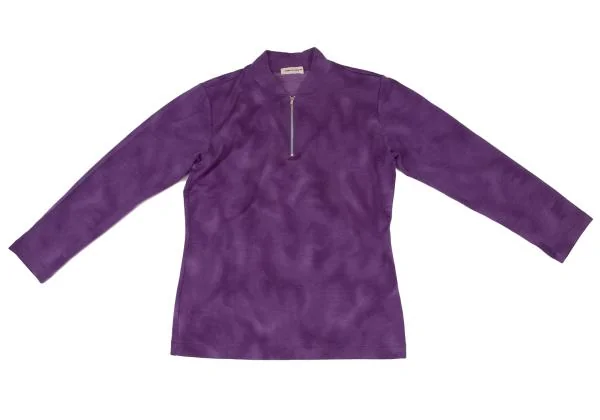 COMME des GARCONS Wool Bleaching Half Zip T-shirt K-148359_002