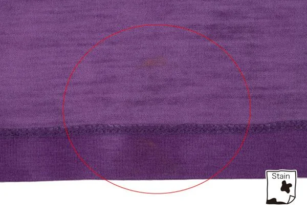 COMME des GARCONS Wool Bleaching Half Zip T-shirt K-148359_010