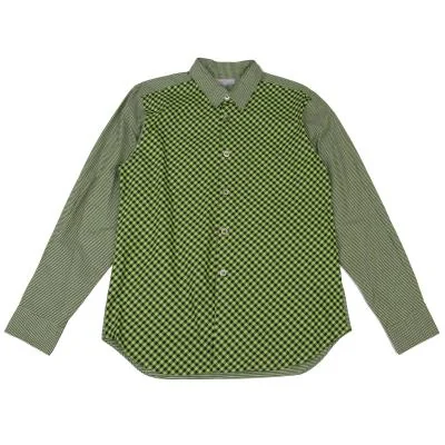 COMME des GARCONS HOMME Switching Bias Check Shirt
