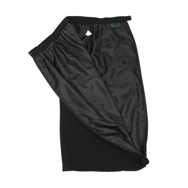 ジュニアゴルチエJUNIOR GAULTIER ポリジップデザインスカート 黒40 K-148427_005