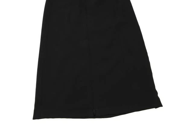ジュニアゴルチエJUNIOR GAULTIER ポリジップデザインスカート 黒40 K-148427_006