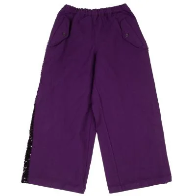 COMME des GARCONS Dyed Sequins Wide Pants