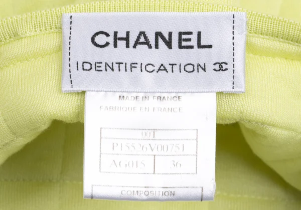 CHANEL Quilted Cotton Sleeveless Top K-148462_018